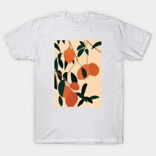 Modern Lemon Tree Branches T-Shirt